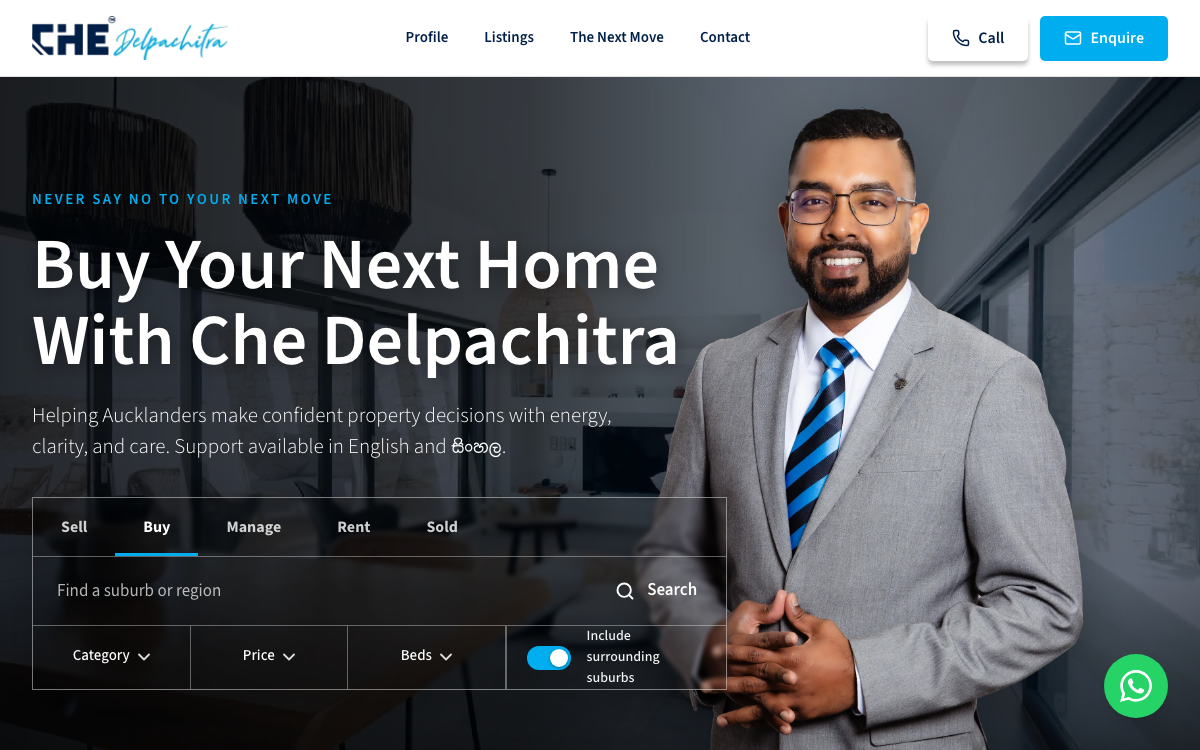 Che Delpachitra SiteFlow website